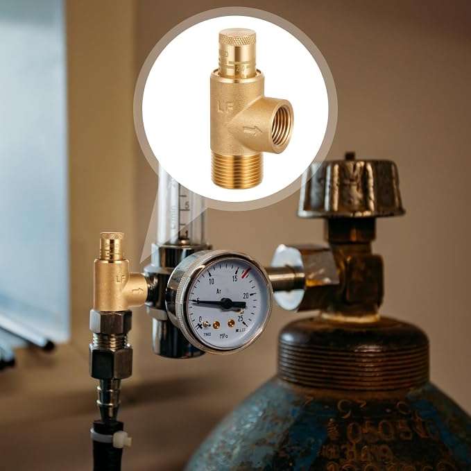 1/2" x 3/4" Poppet Adjustable Relief Valve Pressure Relief Valve - Image 5