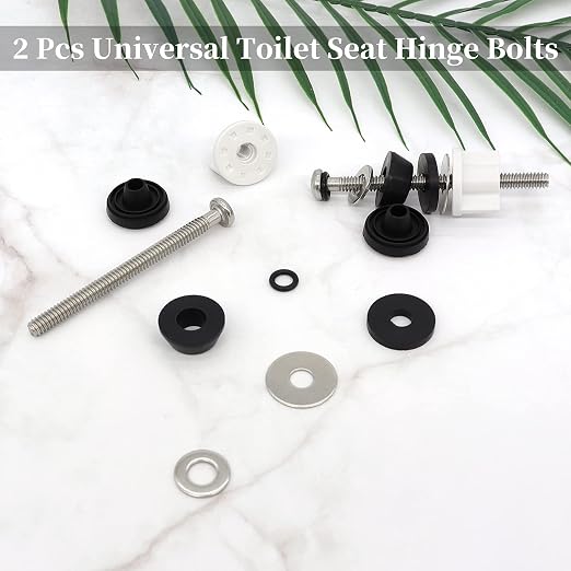 Universal Toilet Seat Hinge Bolts Kit, Heavy Duty Toilet Bolts, Waterproof - Image 7