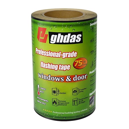 Bghdas Flashing Tape for Windows & Doors, Weather-Resistant, UV-Resistant by Unknown