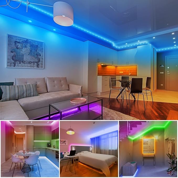 dalattin Led Lights for Bedroom 130ft, Led Strip Lights - Image 7