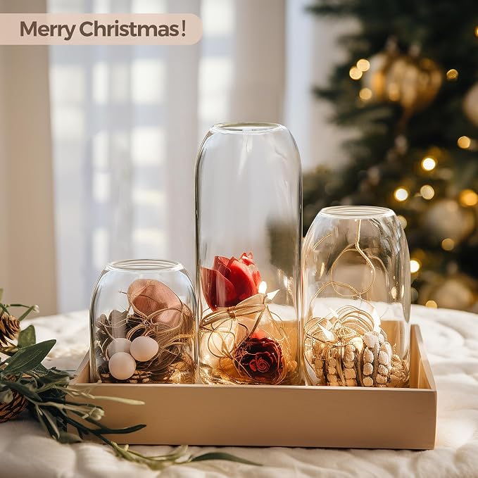ComSaf Glass Bud Vases in Bulk, Mini Flower Display, Wedding Decor, Table - Image 8