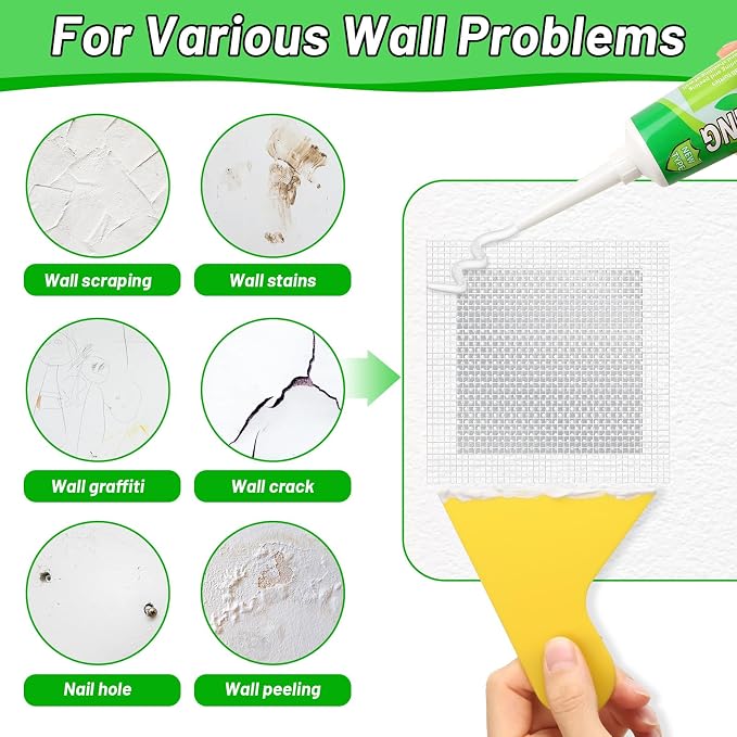 Mckanti 3 Pcs Drywall Repair Kit, Spackle Wall Repair Kit - Image 4