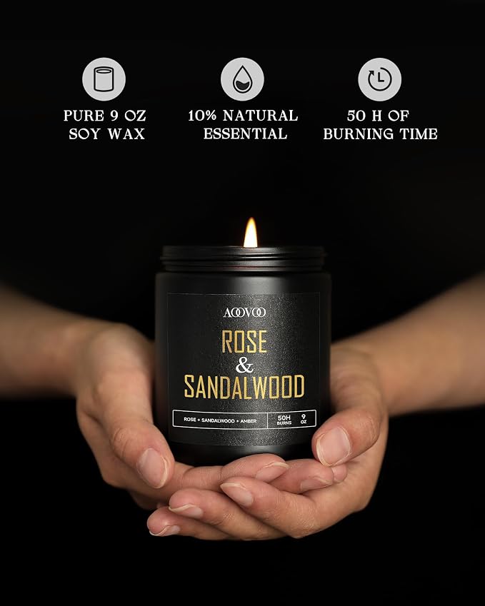 AOOVOO Scented Candles for Men - Image 7