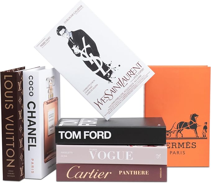 4-7 Pieces Fashion Decorations Book Set. Premium Aesthetic Faux Books by PROBENEX-Elevateyourhomedecor