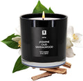 Lulu Candles Jasmine, Oud & Sandalwood Scented Soy Blend Jar Candle, 9 Oz. by LULUCANDLES