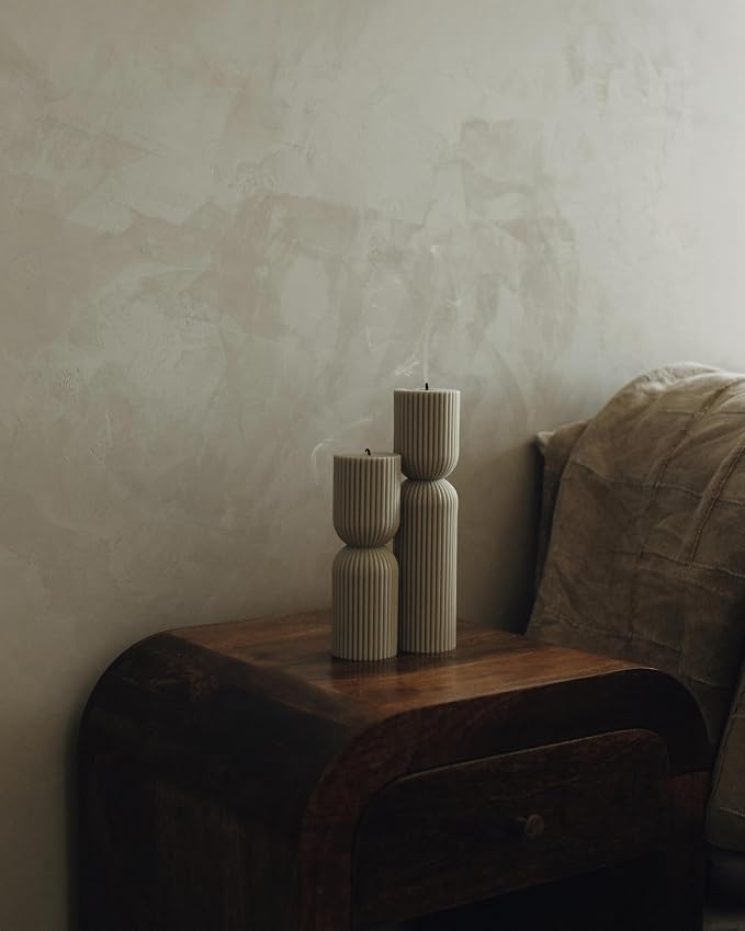 LAWA Hourglass Pillar Candle - Image 2