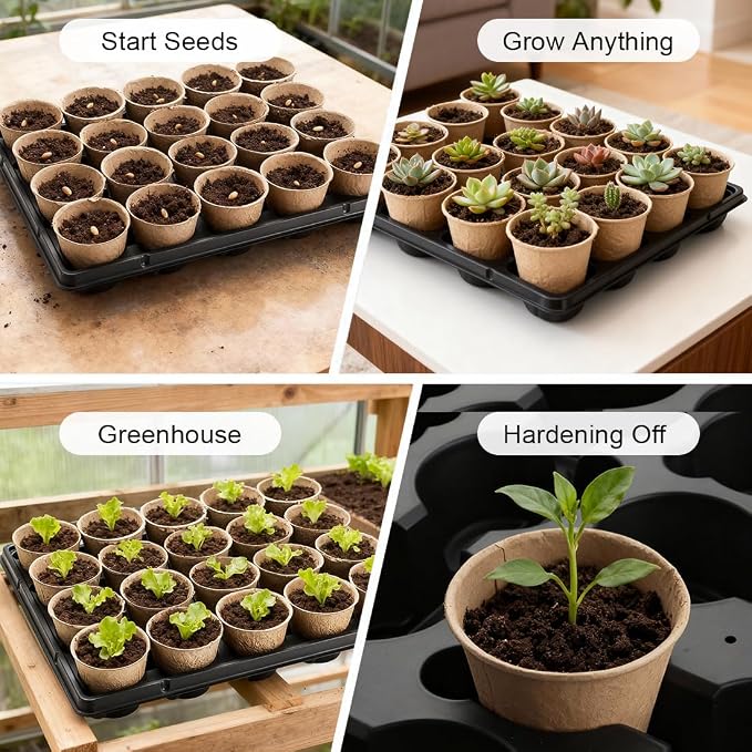 RooTrimmer 3.15 Inch Peat Pots 100 Pcs - Image 8