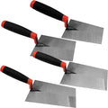4 Pcs Bucket Margin Trowel Set, 1.2mm Carbon Steel by Unknown