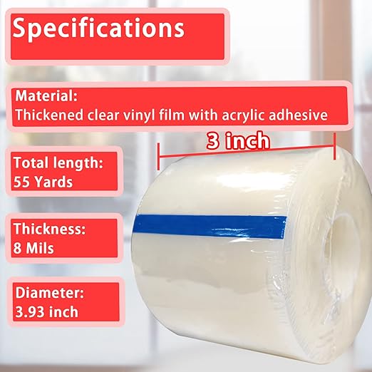 Window Sealing Tape, Window AC Insulation Tape, 3 Inch x 165 FT | Waterproof - Image 2
