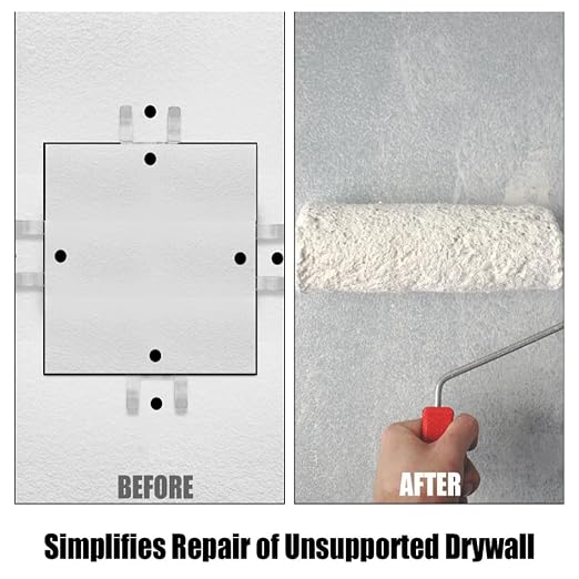 Drywall Repair Clips for 1/2 & 5/8 Inch Panels, Heavy Duty Stainless Steel - Image 4