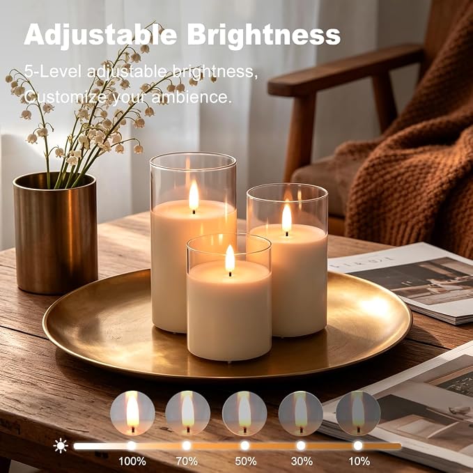 LEDHOLYT Rechargeable RGB Flameless Candles, Holiday Décor & Gifts - Image 4