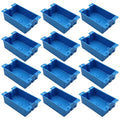 Old Work Box 1 Gang, Shallow Electrical Outlet Box, ETL Certified | Blue PVC by Unknown
