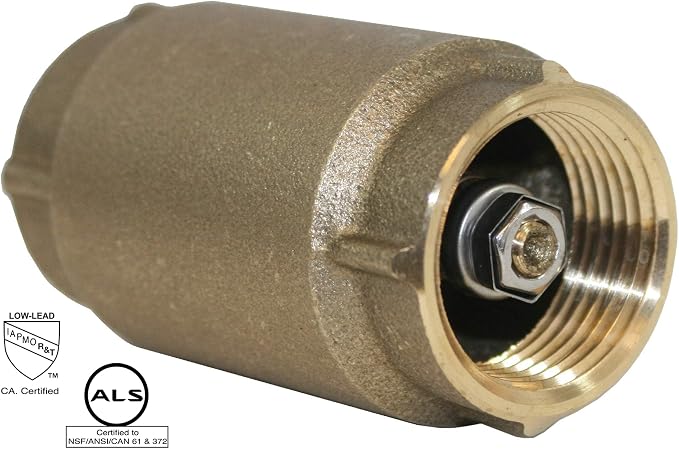 MFG CVNL100 1" No-Lead Brass Check Valve 700 Series - Image 7