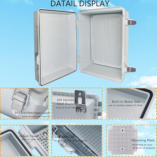 Waterproof Junction Box, ABS Plastic Electrical Box - Image 3