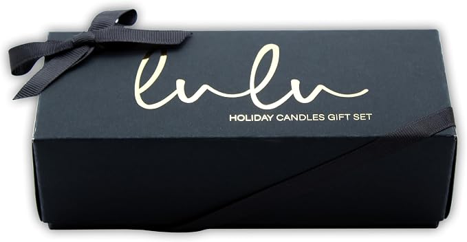 Lulu Candles Holiday, Pineapple Evergreen & Pumpkin Chai, 2.7 Oz Gift Set | 3 - Image 5