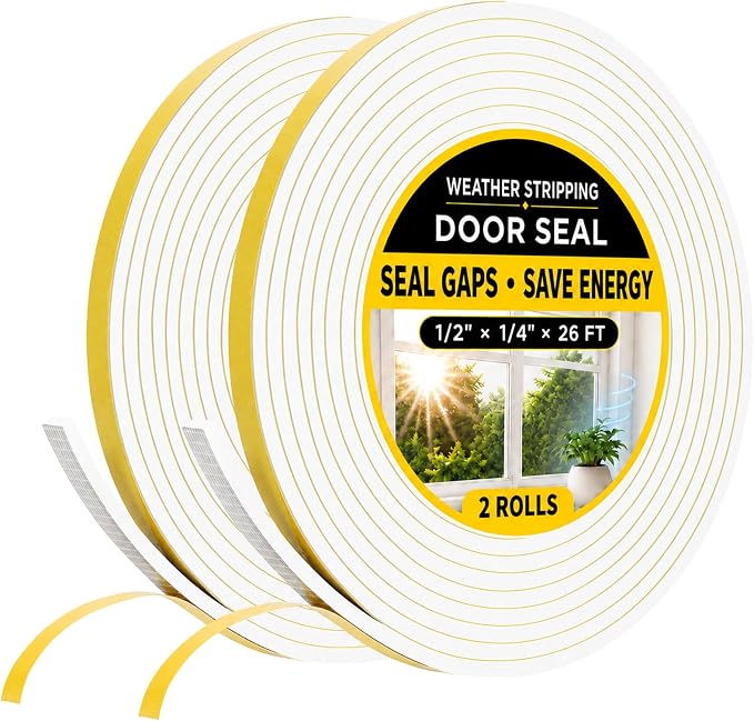 52Ft White Weather Stripping Door Seal by Bonison