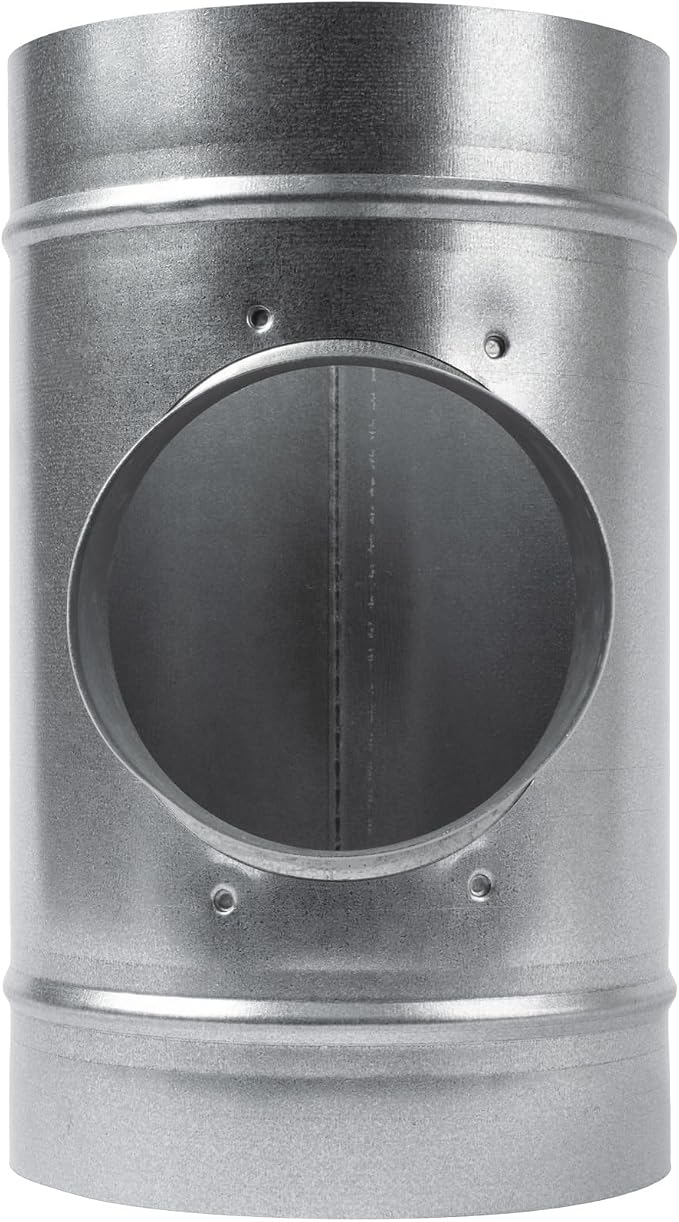 90° Degree Ø6 x 6 x 4 Inch T Shape Duct Splitter - Image 8