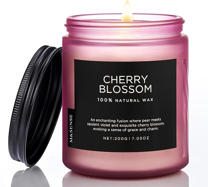 M&SENSE Cherry Blossom Scented Candles by MSENSE