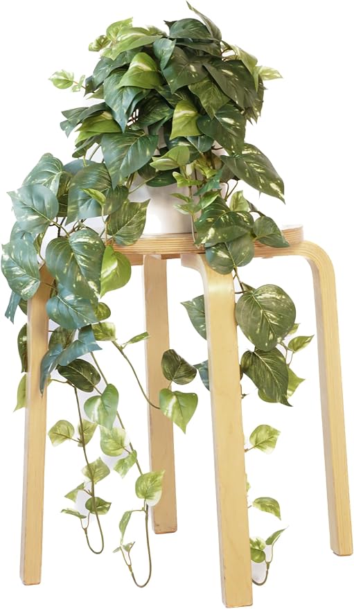 Retrograde 32" Fake Plant, Silk Faux Pothos Ivy Plant | Removable Pot Included by Retrograde