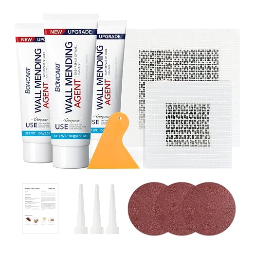 BONCART Spackle Wall Repair Kit, And Aluminum Patches. by BONCART