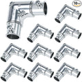QWORK 1/2 Inch EMT Conduit Fittings Inside Corner Pull Elbow, 10 Pack 90 Degree by QWORK