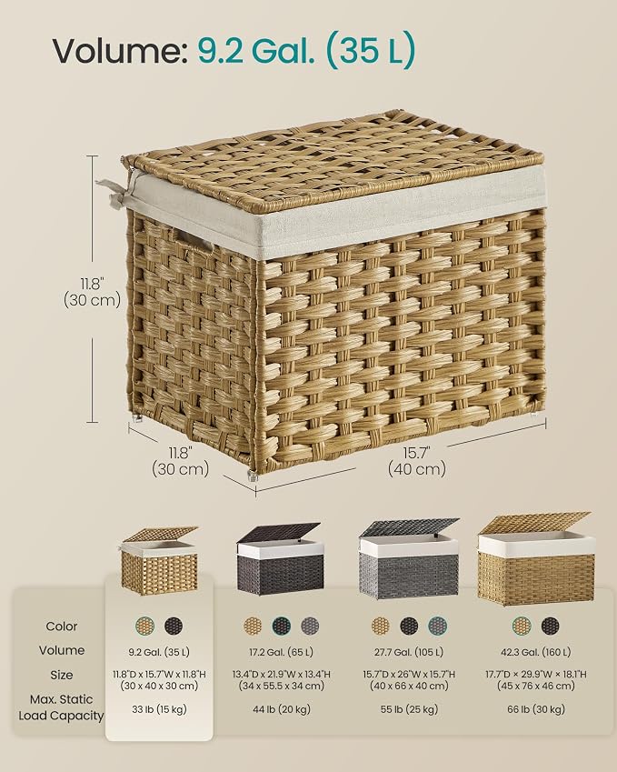 SONGMICS Woven Storage Basket - Image 7