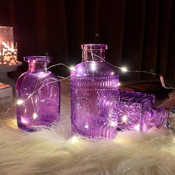 Glass Bud Vases in Bulk Set of 30 Pcs, Small Glass Vases - Image 8