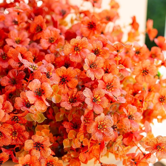 florisso Artificial Fall Flowers Fake Mums - Image 8