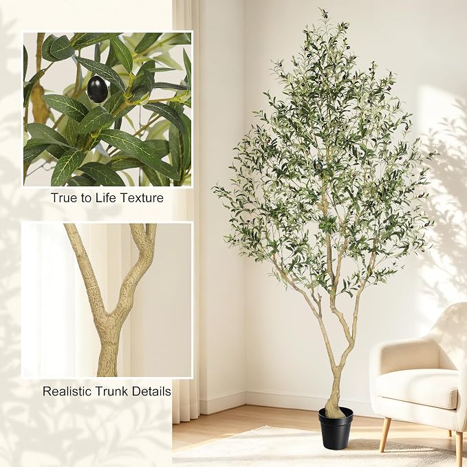 Faux Olive Tree 9ft - Image 2
