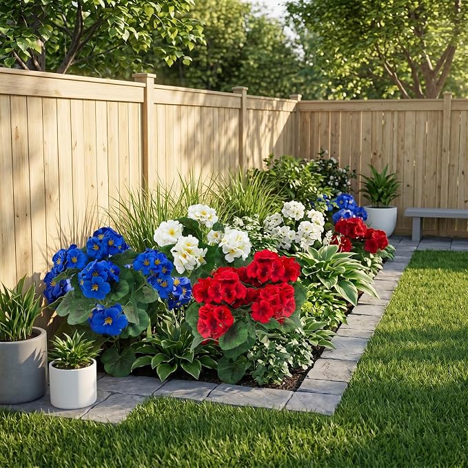 Hananona 12 Pcs Artificial Geranium Flowers - Image 7