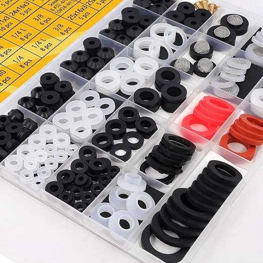 258 Pcs Hose Bib Repair Kit, Sink Faucets, Valve Stems, Garden Hoses and Hose - Image 8