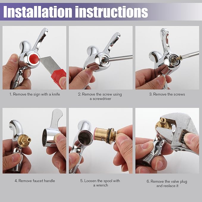 Yakamoz Brass Ceramic Faucet Cartridge, durable ceramic disc, smooth quarter - Image 7