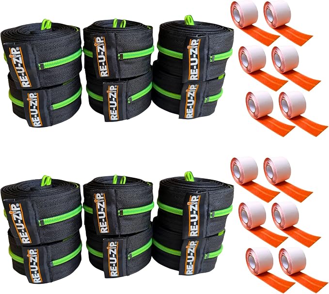 RE-U-ZIP Reusable Dust Barrier Zipper, Fail-Safe™, Replaceable & Lockable by RE-U-ZIP