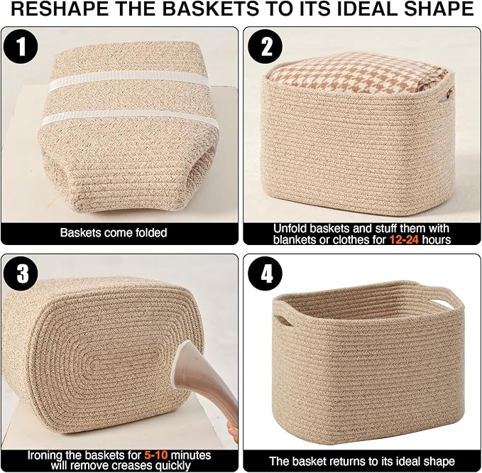 ICERZCZ Decorative Storage Baskets - Image 7