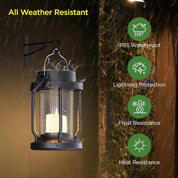 Solar Lantern Outdoor & Indoor Use – Hanging Solar Lights - Image 5