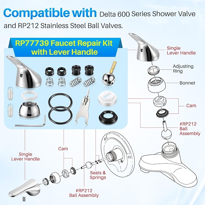 Single Handle Trim Set Compatible - Image 4