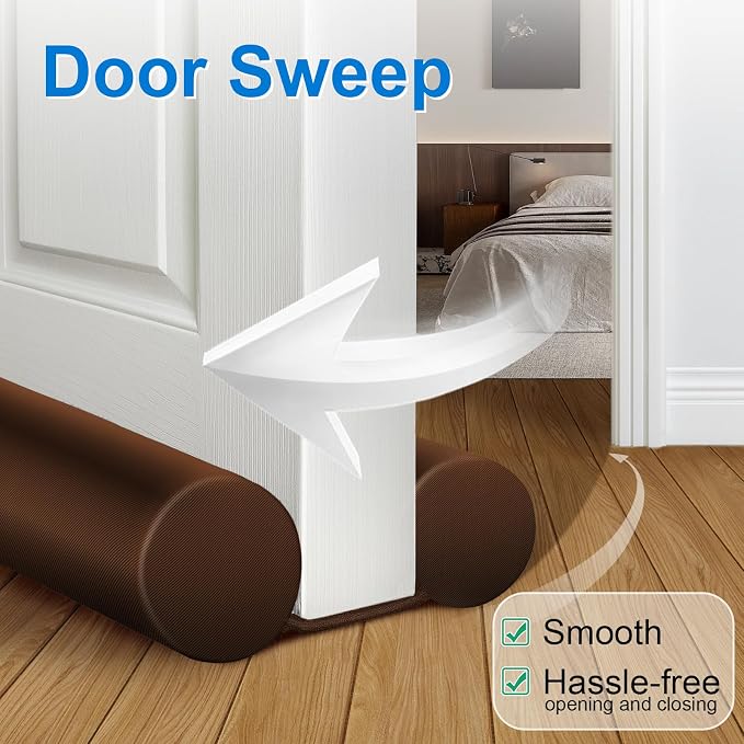 MAXTID 32" Door Draft Stopper Brown Home Essentials - Image 5