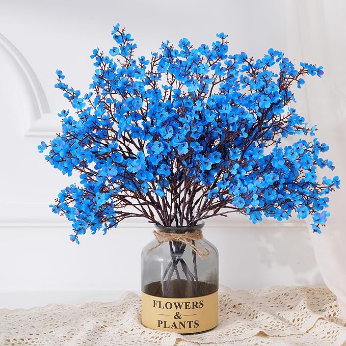 10 Pcs Fake Flowers, Real Touch Babys Breath Artificial Flowers, Full Baby by Yastouay
