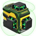 Laser Level with 12 Green Lines, Built-in 5200 mAh Li-ion Battery | 3×360° Full by iKOVWUKMeasuringTools