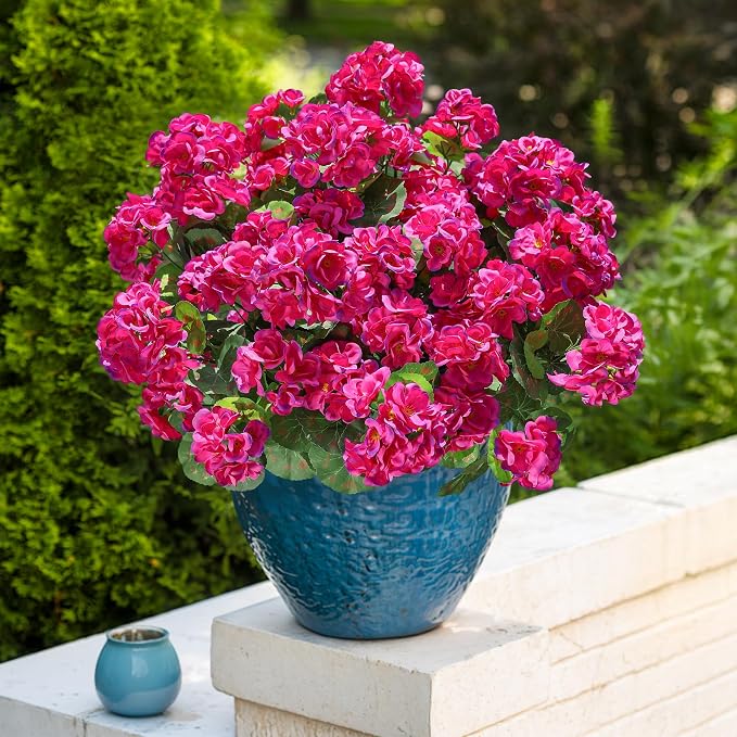 Artificial Geranium Fake Flowers - Image 2