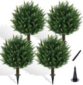 Chillchard 4 Pack UV Resistant Fake Bushes by Chillchard