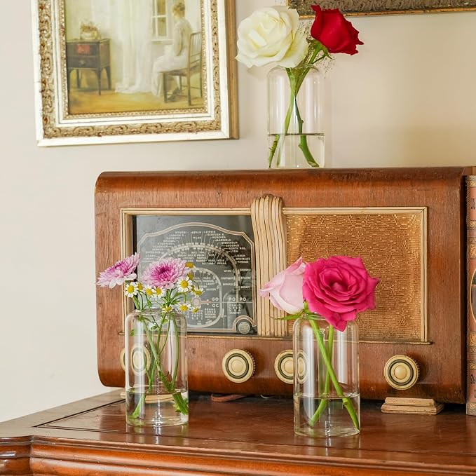 12pcs Glass Bud Vases - Image 6