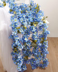 Artificial Flower Garland 2pcs 5.6ft Hydrangea Vine Decor, Hanging Faux by PONKING