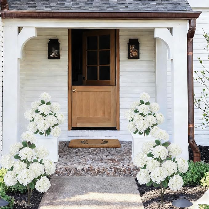GTIDEA 2 Pcs Fake Hydrangea Tree - Image 9