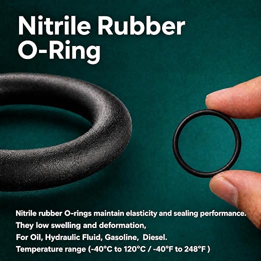 1030PCS Nitrile Rubber O-Ring Assortment Kit in 31 Sizes | Durable, Flexible - Image 3