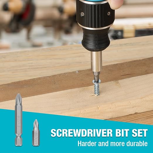 DURATECH Drill Bit Set, Metal Bits, Masonry Bits, Secure Organization, Quick - Image 5