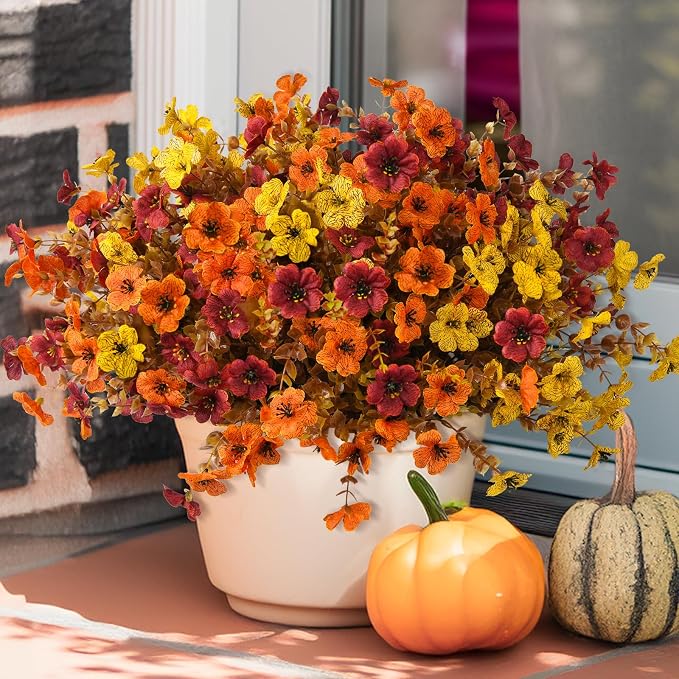 INQCMY Artificial Fake Fall Plants Flowers by INQCMYPlantRack