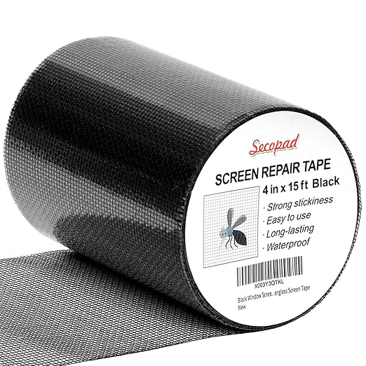 Secopad 4" x 180" Screen Repair Tape, Screen Repair Kit, Quick Repair, Strong by Secopad