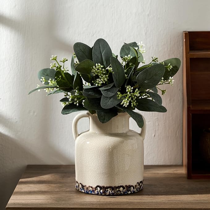 Emotionally Grounded Vase, Vaseking Ceramic Rustic Vase - Image 4