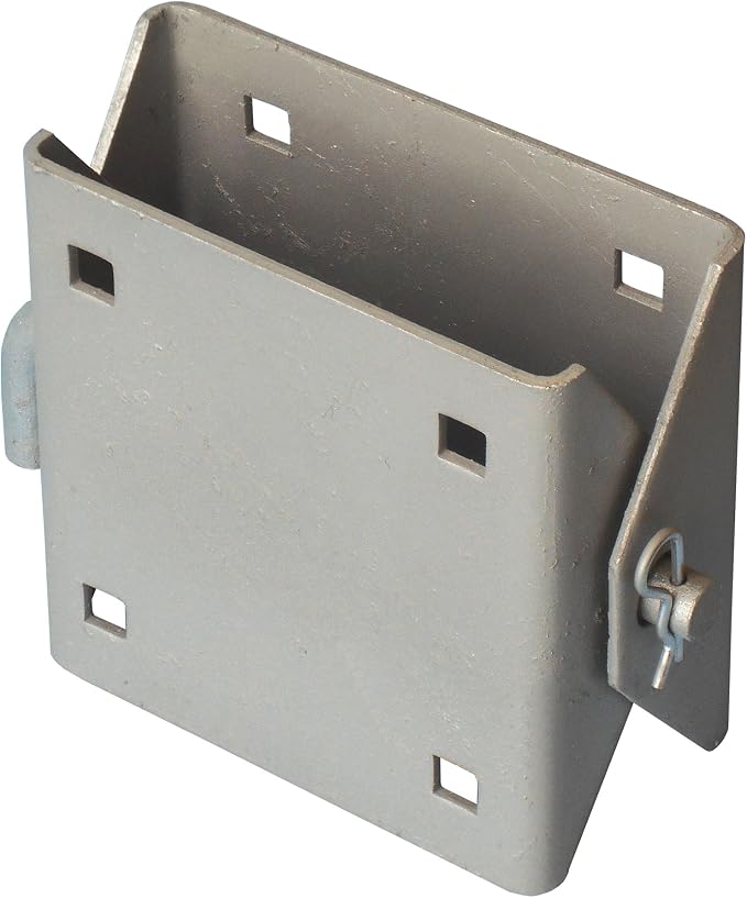 Dock Edge Stationary Dock Connector Hinge, Galvanized, 7/16" Holes by Dock+Edge